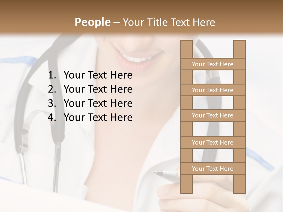 Occupation Single Hospital PowerPoint Template