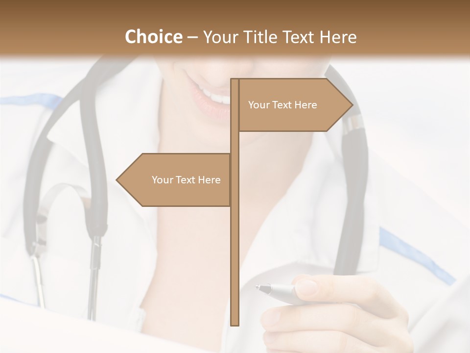 Occupation Single Hospital PowerPoint Template