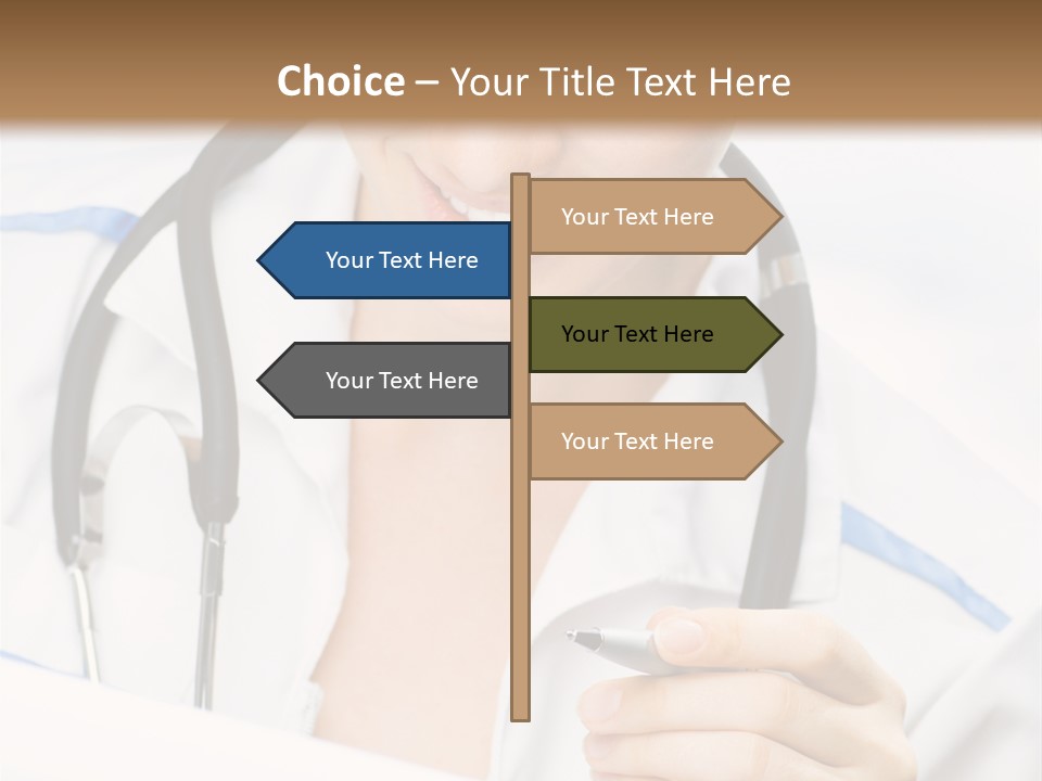 Occupation Single Hospital PowerPoint Template