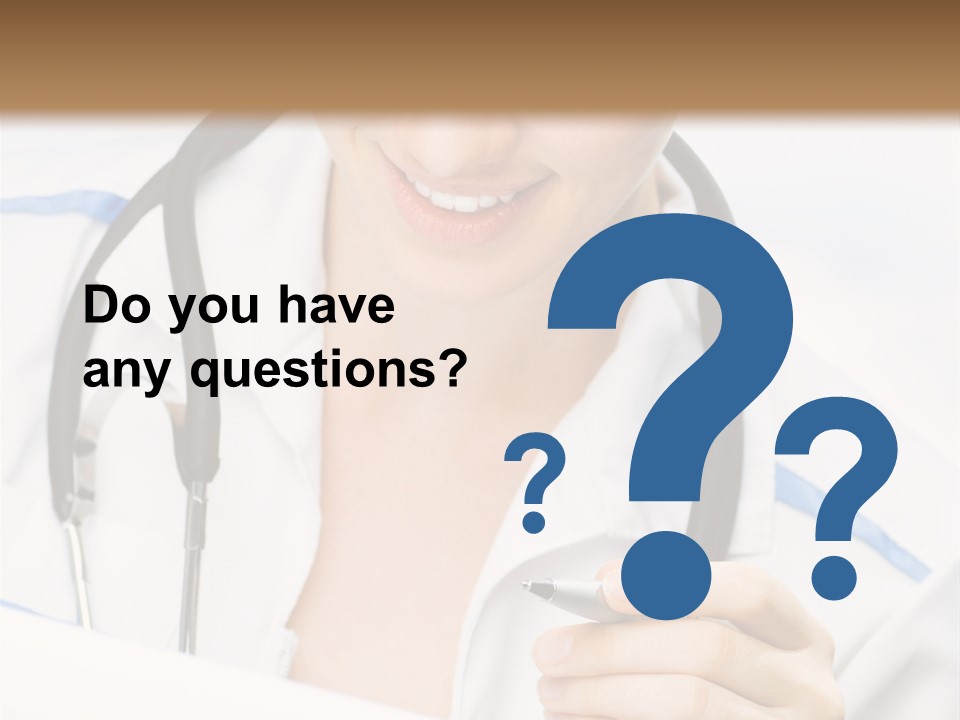 Occupation Single Hospital PowerPoint Template