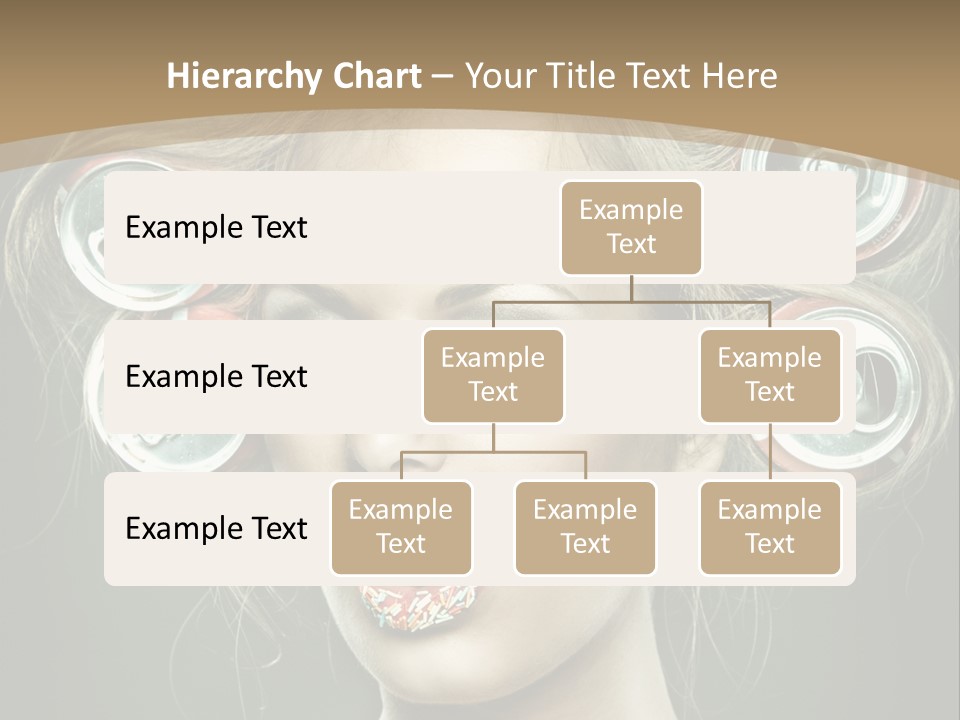 Cans In Hair PowerPoint Template