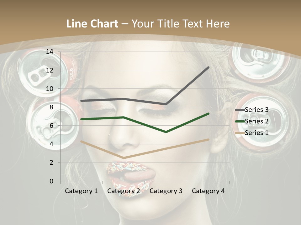 Cans In Hair PowerPoint Template