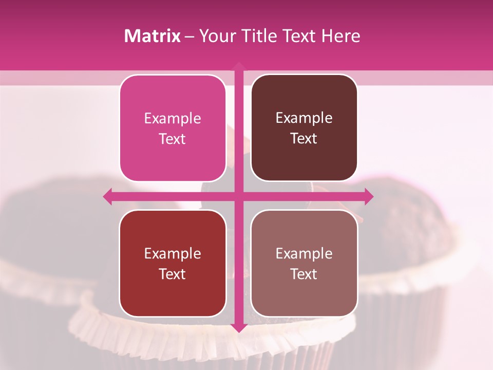 Muffin Al Cioccolato Fondente PowerPoint Template