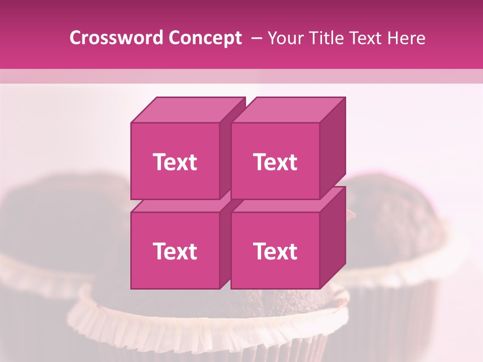 Muffin Al Cioccolato Fondente PowerPoint Template