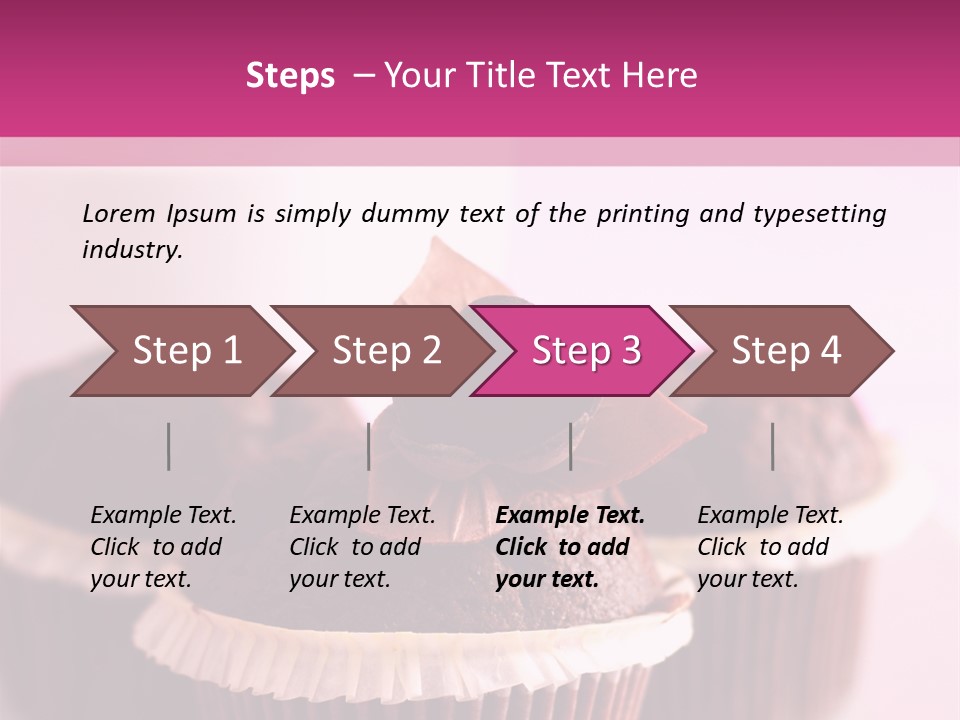 Muffin Al Cioccolato Fondente PowerPoint Template