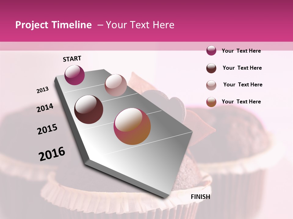 Muffin Al Cioccolato Fondente PowerPoint Template