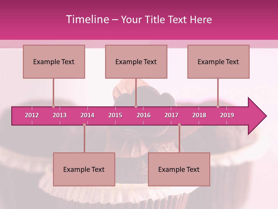 Muffin Al Cioccolato Fondente PowerPoint Template