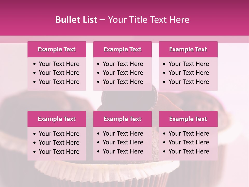 Muffin Al Cioccolato Fondente PowerPoint Template