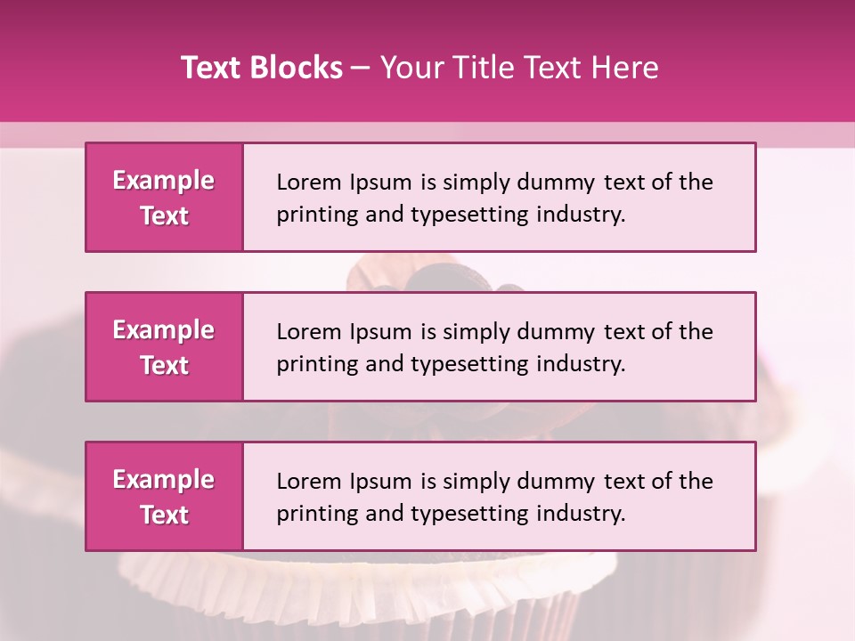 Muffin Al Cioccolato Fondente PowerPoint Template