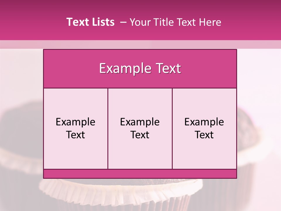 Muffin Al Cioccolato Fondente PowerPoint Template