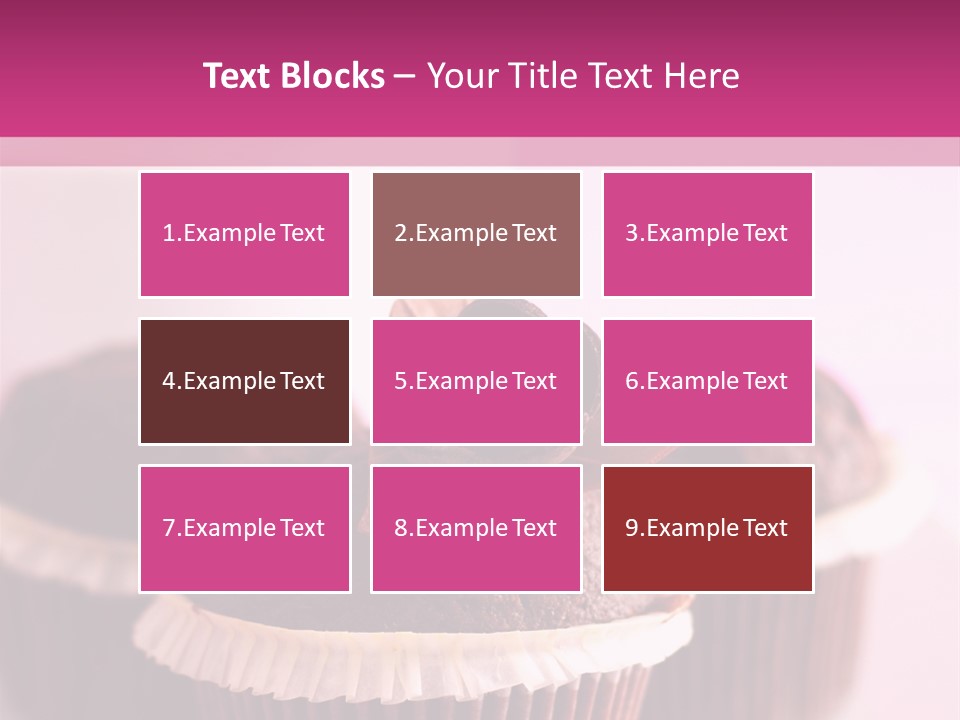 Muffin Al Cioccolato Fondente PowerPoint Template