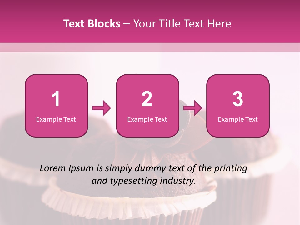 Muffin Al Cioccolato Fondente PowerPoint Template