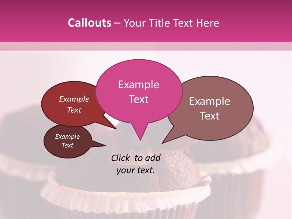Muffin Al Cioccolato Fondente PowerPoint Template