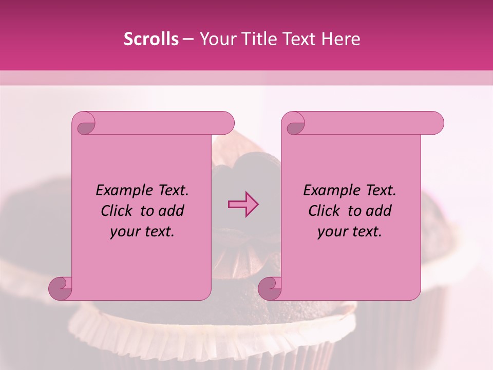 Muffin Al Cioccolato Fondente PowerPoint Template