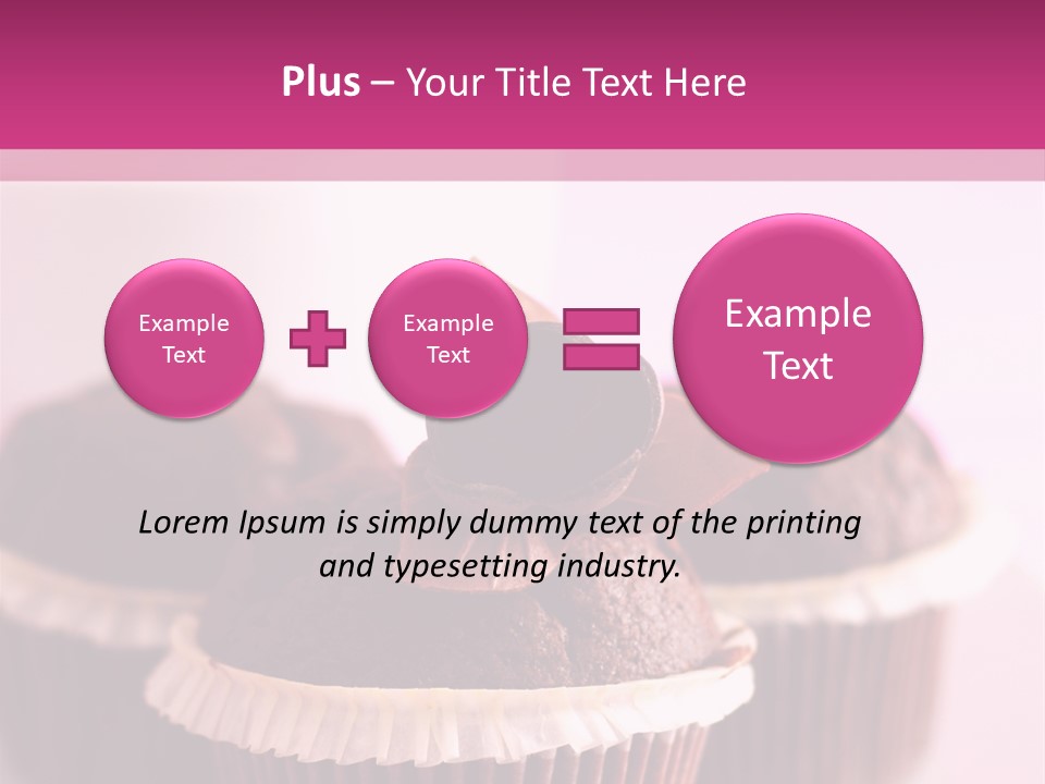 Muffin Al Cioccolato Fondente PowerPoint Template