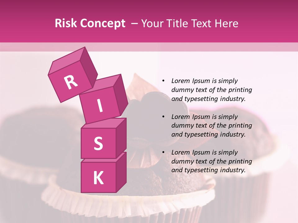 Muffin Al Cioccolato Fondente PowerPoint Template