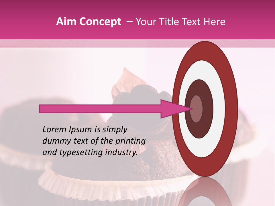 Muffin Al Cioccolato Fondente PowerPoint Template