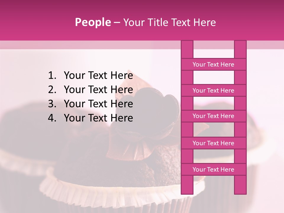 Muffin Al Cioccolato Fondente PowerPoint Template