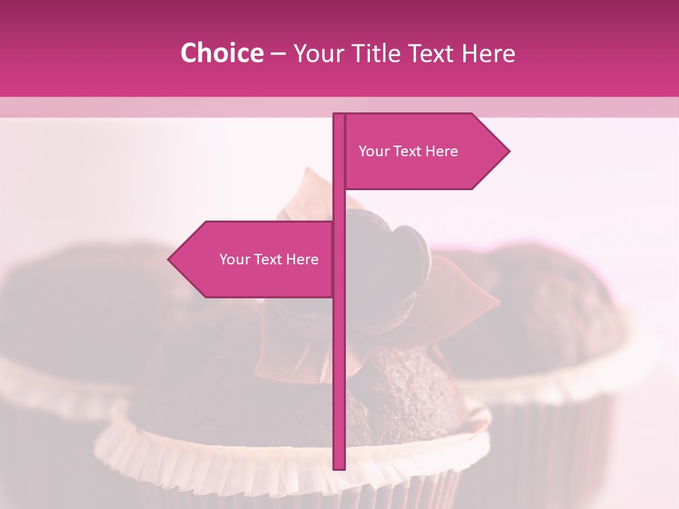 Muffin Al Cioccolato Fondente PowerPoint Template