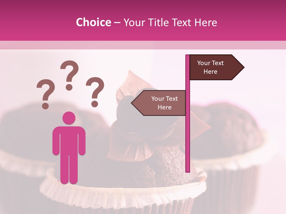 Muffin Al Cioccolato Fondente PowerPoint Template