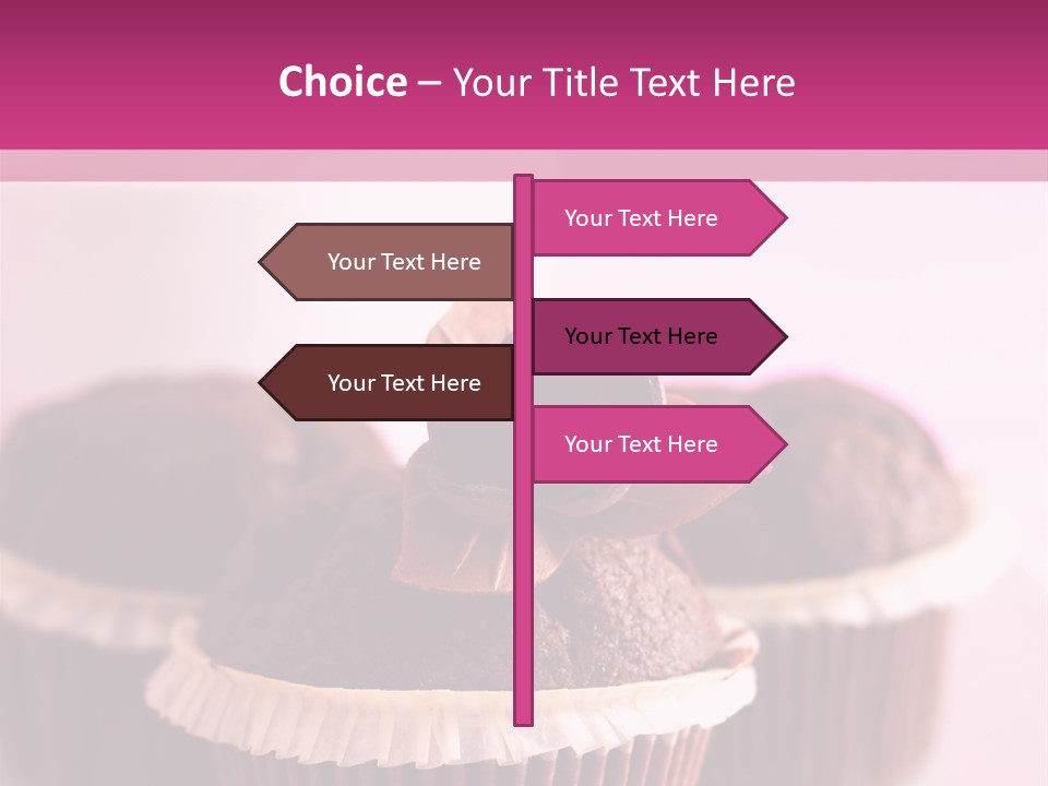Muffin Al Cioccolato Fondente PowerPoint Template