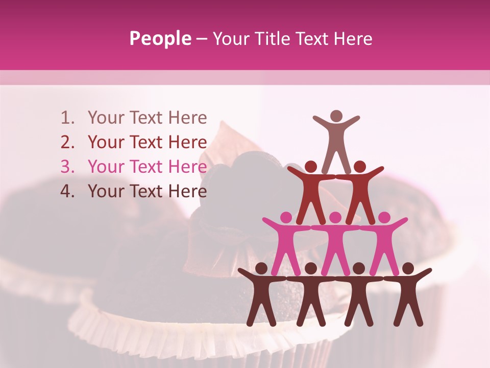 Muffin Al Cioccolato Fondente PowerPoint Template