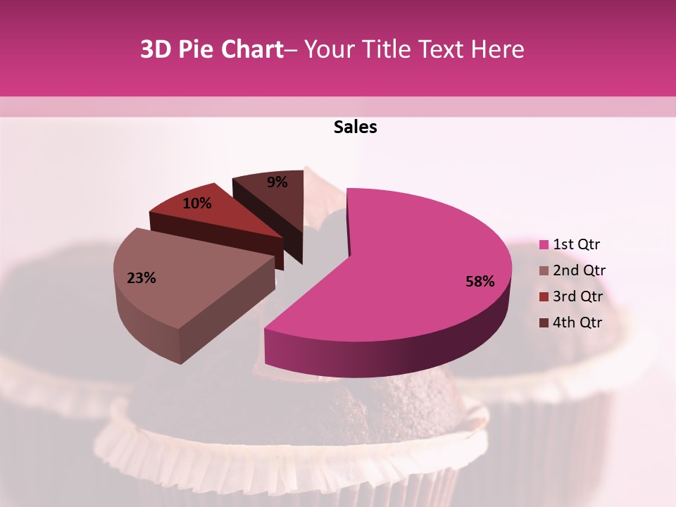 Muffin Al Cioccolato Fondente PowerPoint Template