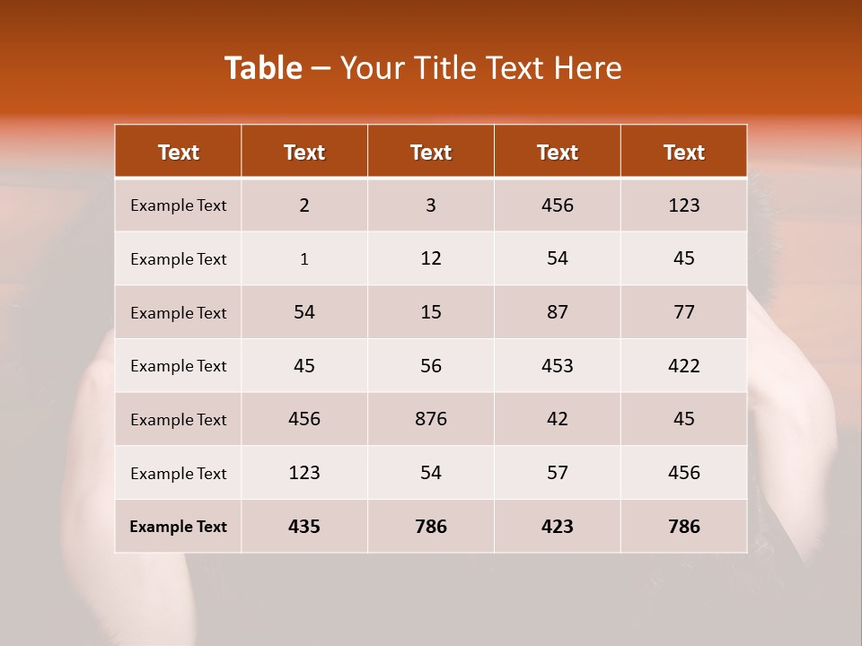 Chair People Human PowerPoint Template