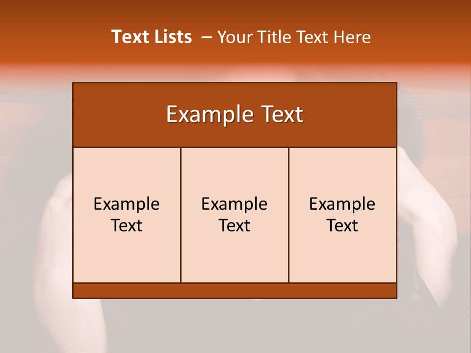 Chair People Human PowerPoint Template