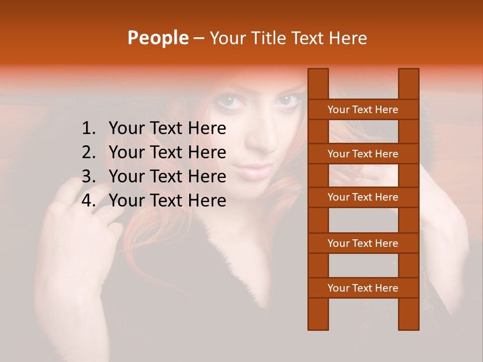 Chair People Human PowerPoint Template