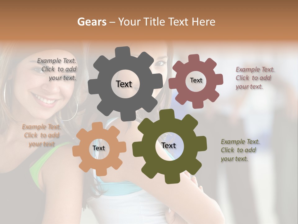 Fitness In Gym PowerPoint Template