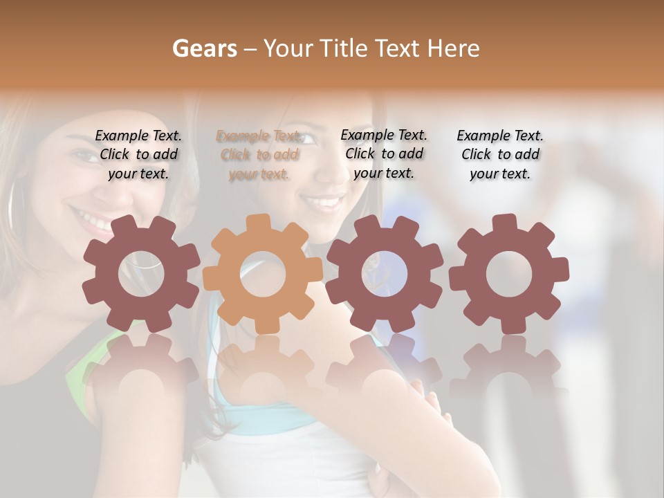 Fitness In Gym PowerPoint Template