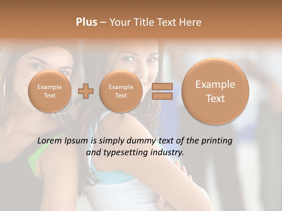Fitness In Gym PowerPoint Template