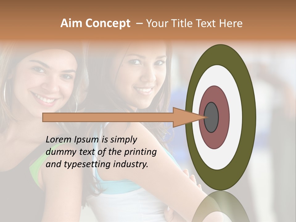 Fitness In Gym PowerPoint Template