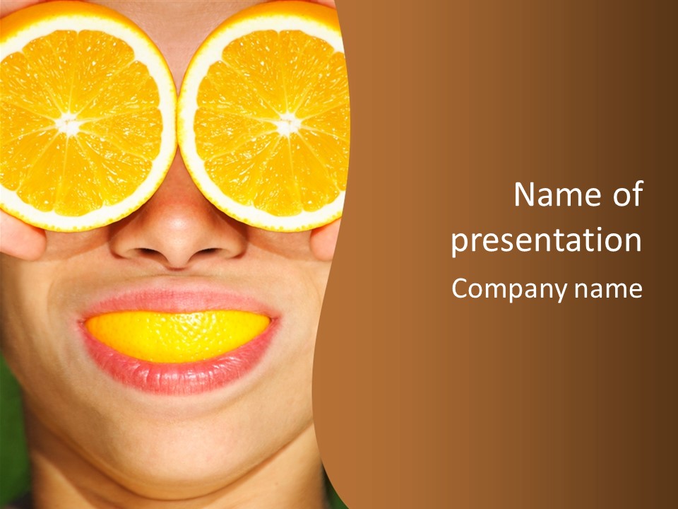 Funny Orange PowerPoint Template