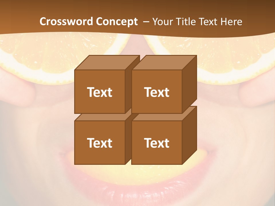 Funny Orange PowerPoint Template