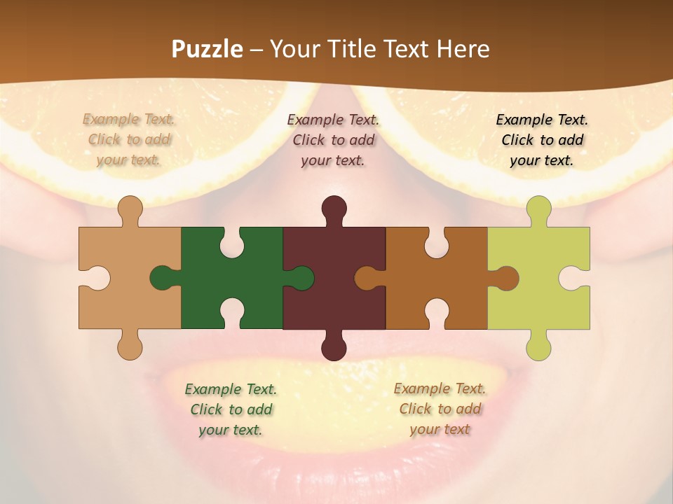 Funny Orange PowerPoint Template