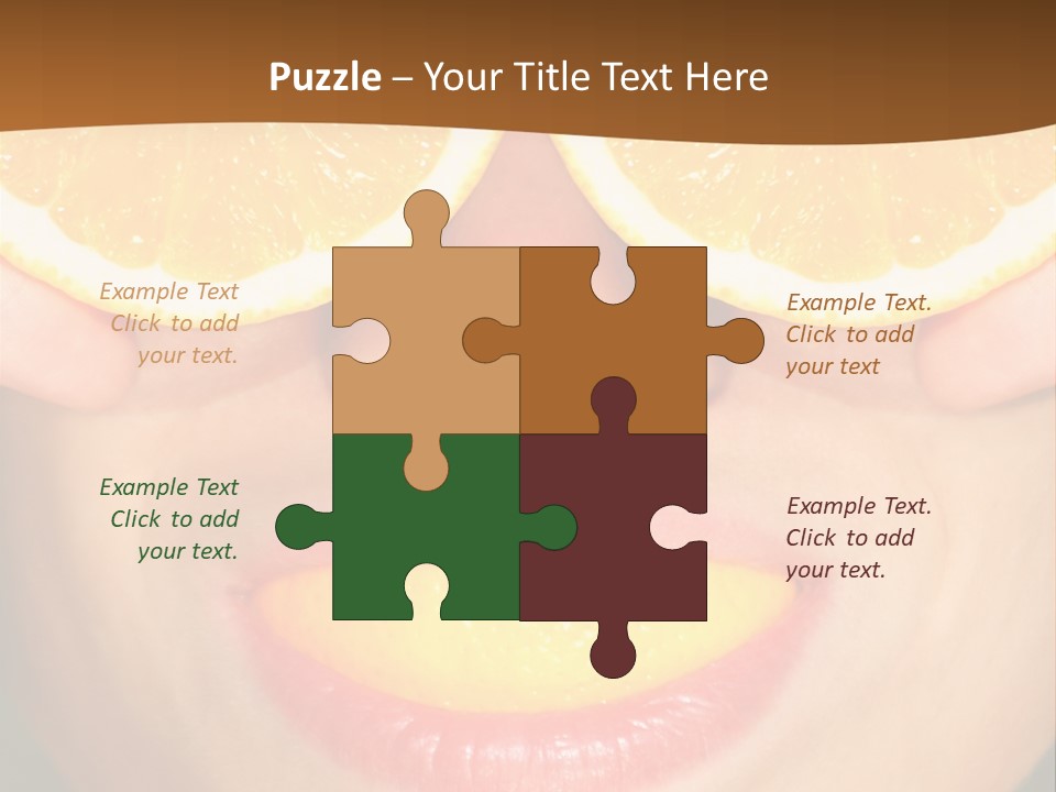 Funny Orange PowerPoint Template