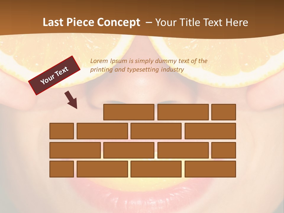 Funny Orange PowerPoint Template