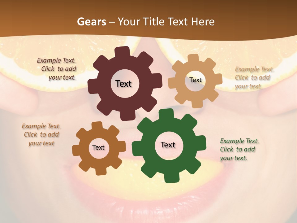 Funny Orange PowerPoint Template