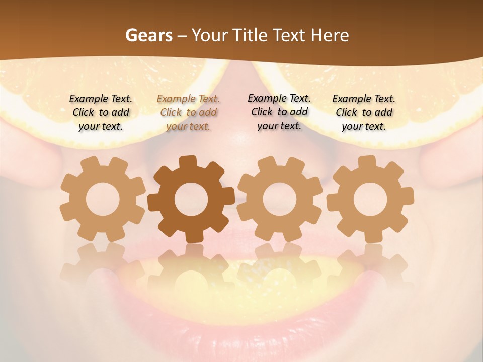 Funny Orange PowerPoint Template