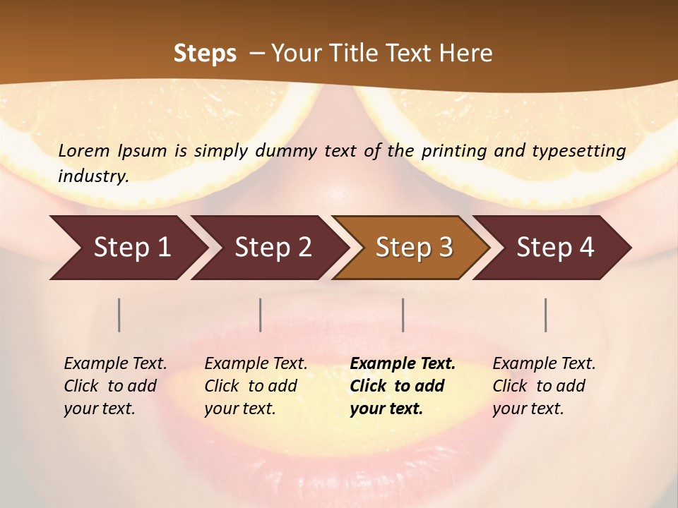 Funny Orange PowerPoint Template
