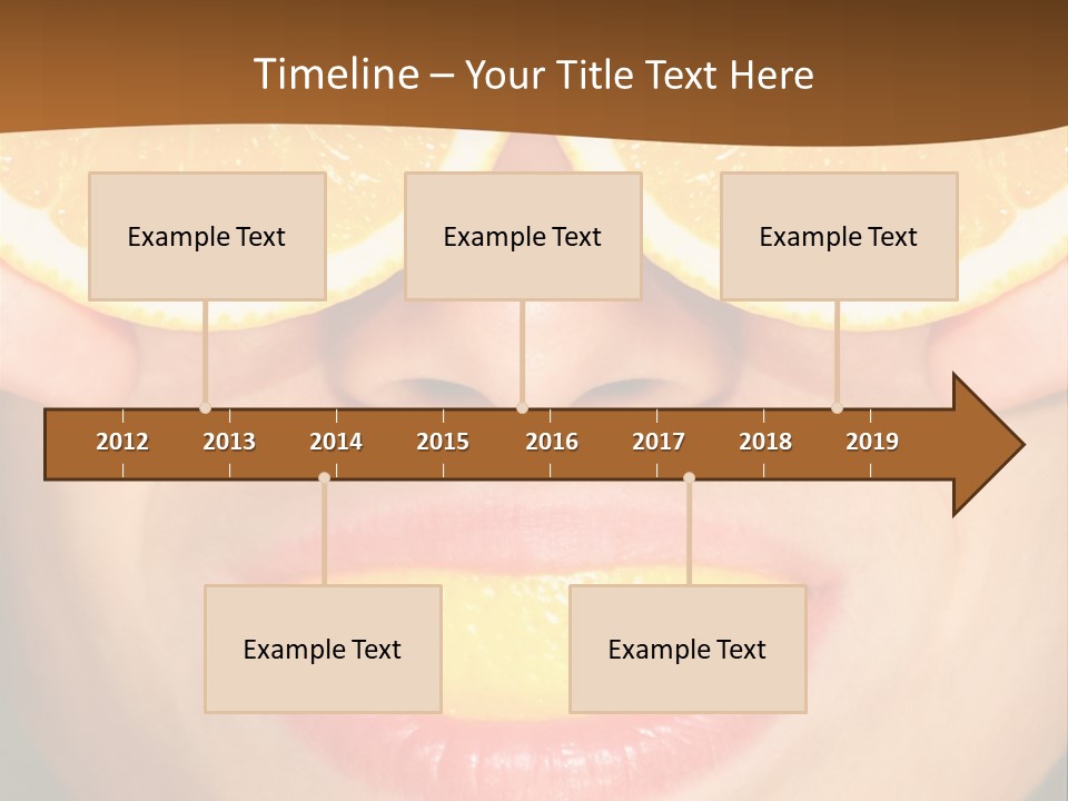 Funny Orange PowerPoint Template