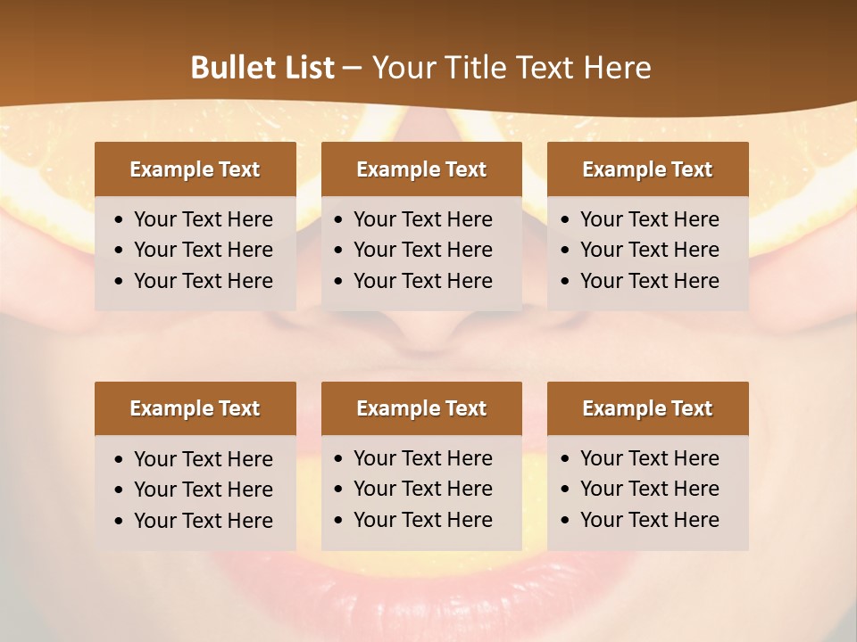 Funny Orange PowerPoint Template