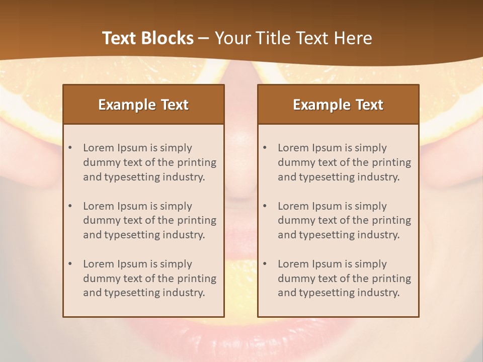 Funny Orange PowerPoint Template