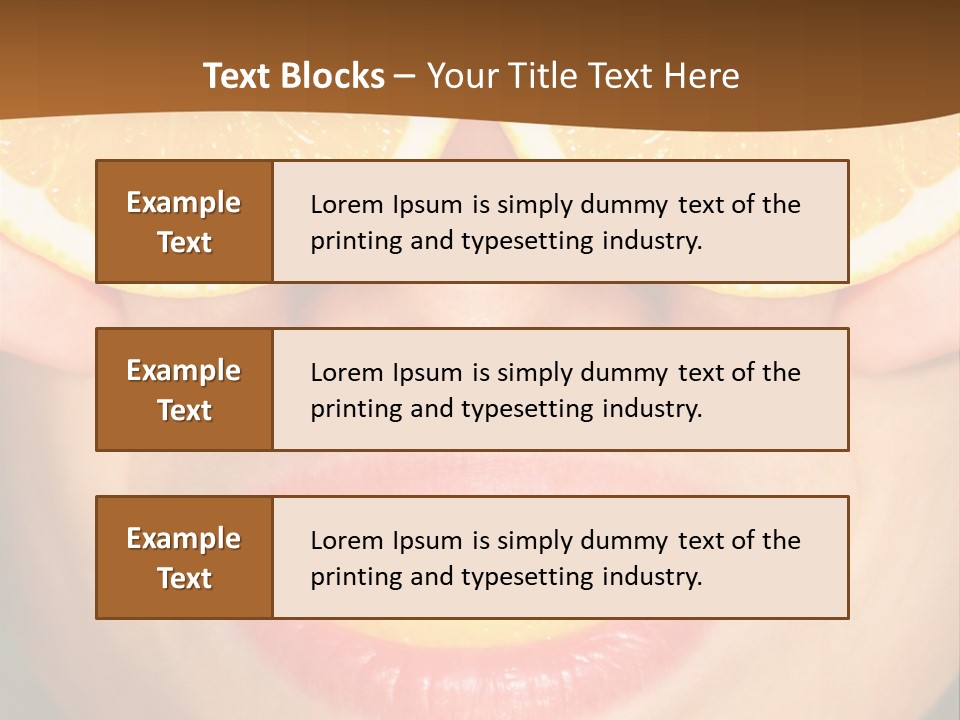 Funny Orange PowerPoint Template