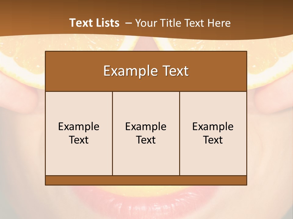 Funny Orange PowerPoint Template
