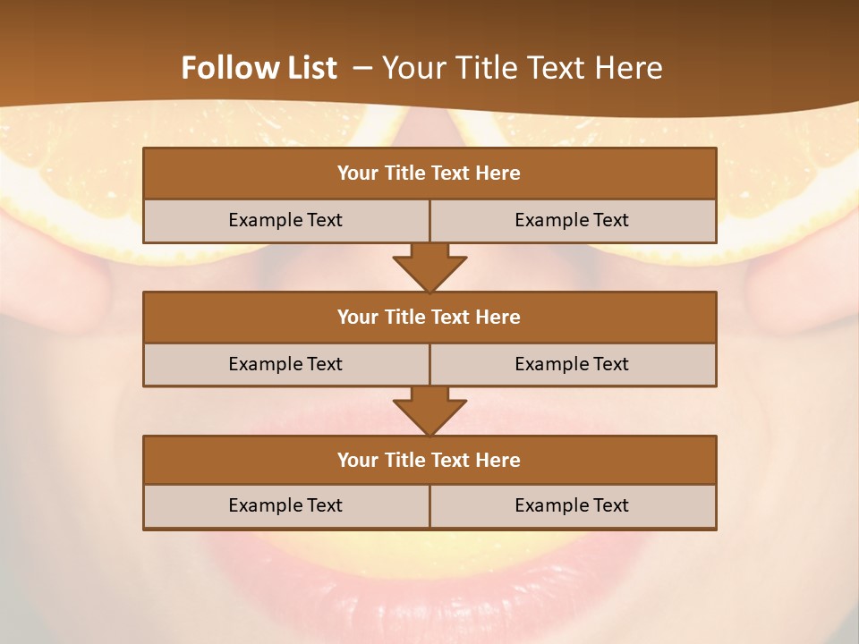 Funny Orange PowerPoint Template