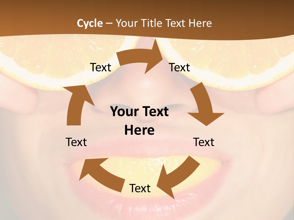 Funny Orange PowerPoint Template