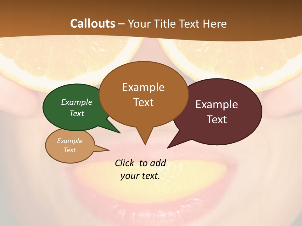 Funny Orange PowerPoint Template